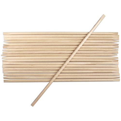 Beauticom Premium Wood Sticks - Empujador De Cutículas Para