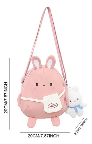 Bolso De Hombro Con Correa Ajustable De Dibujos Animados Par