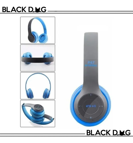 Auriculares Bluetooth P47 Inalámbricos Micro Sd + Smartwatch