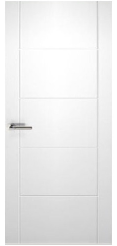 Puerta De Mdf 70 Cm Importada Mod. Matisse Blanco  Artmois