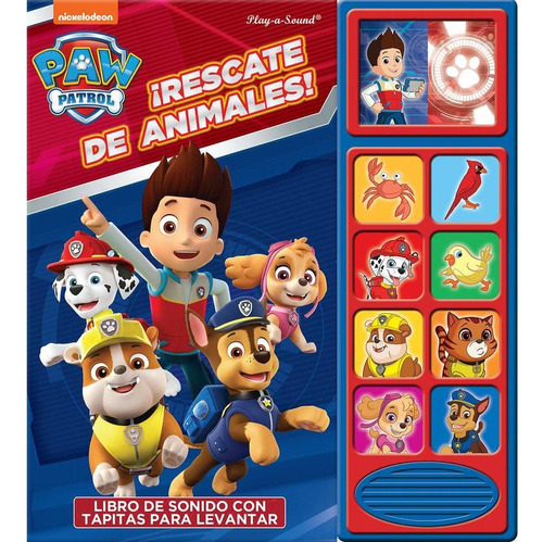 Libro: Rescate De Animales. Levanta Y Escucha Patrulla Canin