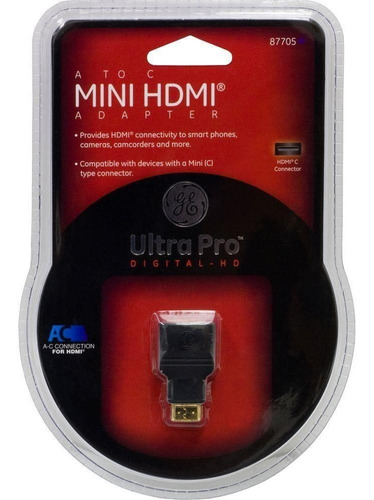 Adaptador Mini Hdmi M - Hdmi H General Electric