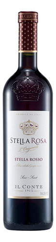 Caja De 12 Vino Tinto Stella Rosa 750 Ml