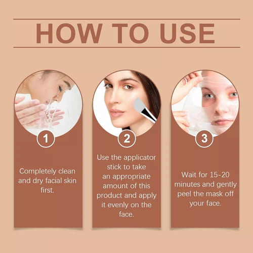 Mascarilla Baby Collagen Glow, Colágeno Vegano T3 Para Alcal