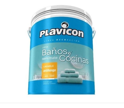 Látex Plavicon - Baños Y Cocina X 4 Litros