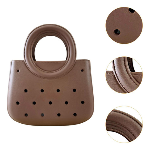 Bolsa De Playa Para Mujeres Bolso Impermeable De Marrón