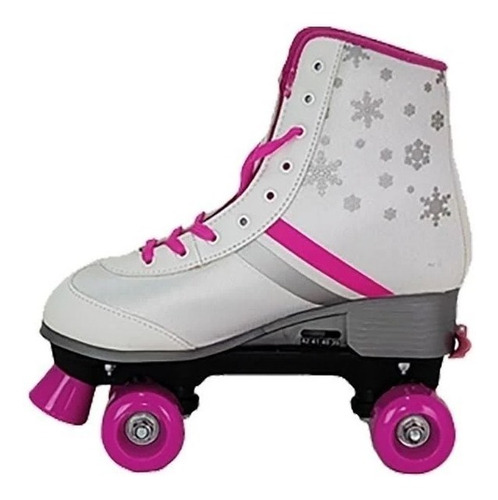Imagem 4 de 7 de Patins 4 Rodas Retrô Clássico Menina Roller Skate Promoção