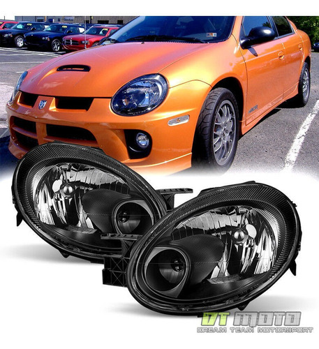 Par Faros Negro Interior Dodge Neon Srt-4 2003 All