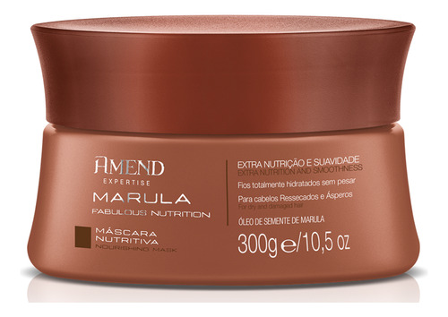 Máscara Nutritiva Amend Marula Fabulous Nutrition 300g