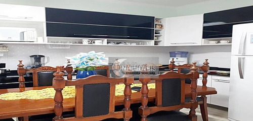 Imagem 7 de 13 de Casa Com 5 Dormitórios À Venda, 219 M² Por R$ 750.000,00 - Jardim Hollywood - São Bernardo Do Campo/sp - Ca0448