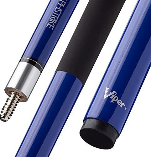 Taco De Billar Viper Grafito Y Fibra De Vidrio Azul 58