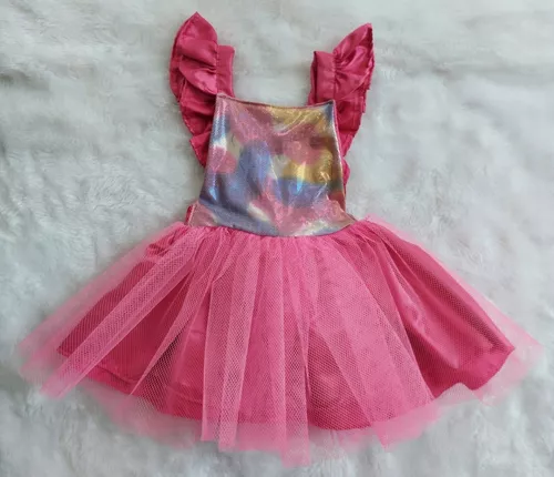 Vestido Infantil Princesa Rosa 2