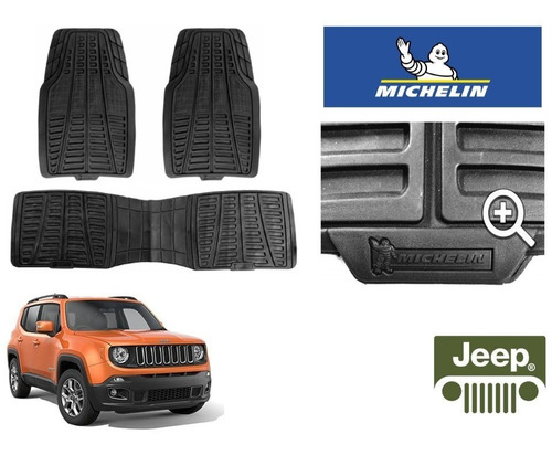 Tapetes Uso Rudo Jeep Wrangler Renegade 2017 Michelin