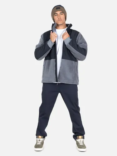 Poleron Bonded Drift Gris Hombre Maui And Sons