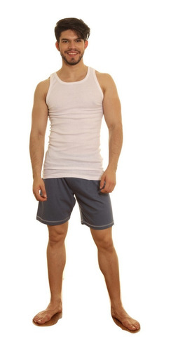 Imagen 1 de 4 de Camiseta Musculosa Malla Morley Pack X 3  Algodon Paytity