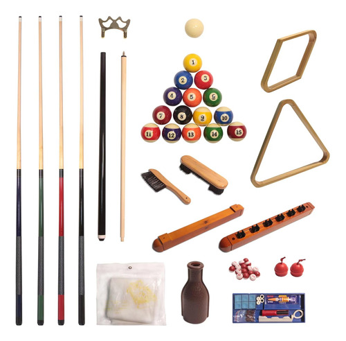 Phantasilet Kit De Accesorios De Billar, Juego Completo, Pal