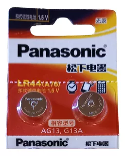Baterias Lr44 Marca Panasonic Original Es Made In Japan X2