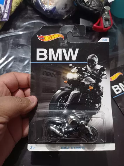 Hot Wheels 2015 Moto Bmw K 1300 R Tarjeta Negra  1