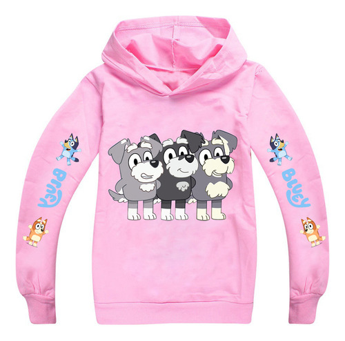 Sudadera Bluey's Friends Con 3 Lindos Cachorros