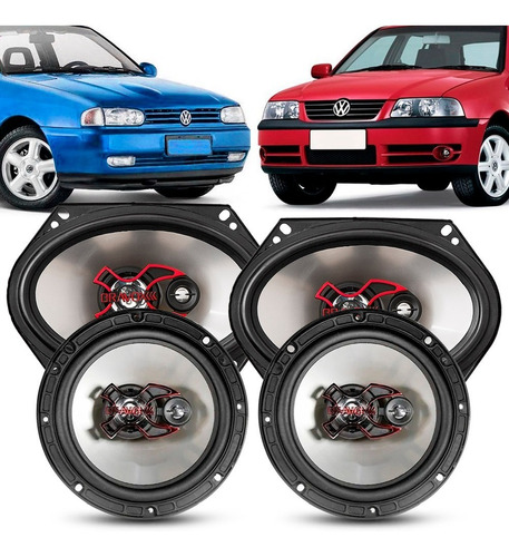 Kit Alto Falante Gol Parati Bola G2 G3 G4 200w Rms Original