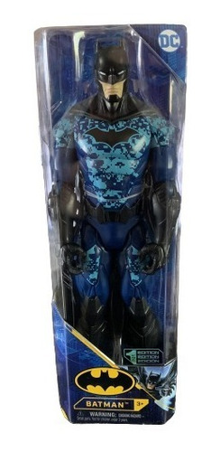 Imagen 1 de 2 de Figura Batman Con Traje Azul 30cm Dc Spin Master 
