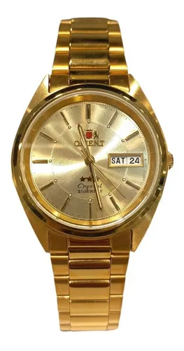 Reloj orient hombre dorado sale