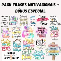 Comprar Kit Arquivos Digitais Frases Motivacionais  Png - Lettering