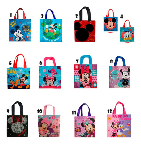 30 Bolsas,dulceros,bolos,fiestas Mickey Mouse