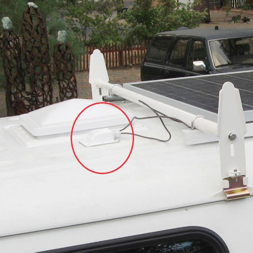 Accesorios Impermeables Del Coche De Agujero Único Blanco