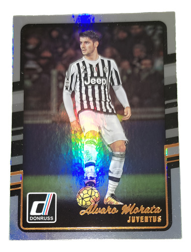 Cv Álvaro Morata Silver 2016 Donruss Juventus Italia
