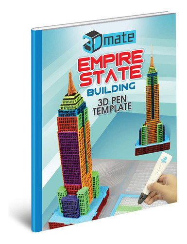 Empire State Building 3d Pen Mat - Plantilla De Arquitectura