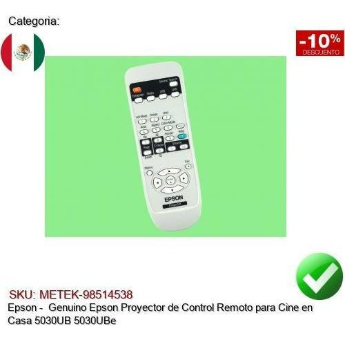 Epson Proyector Control Cine Casa 5030ub 5030ube