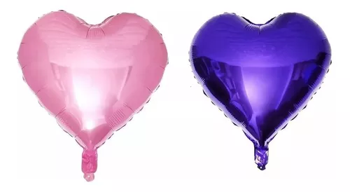 PartyWoo Globos de San Valentín, globos de corazón para decoraciones del  día de San Valentín, decoraciones de San Valentín, decoración de San