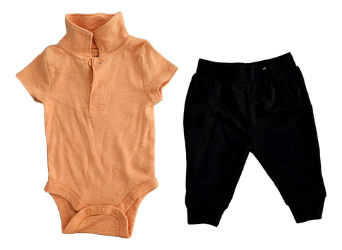 Conjunto Set 2 Pz Pañalero Y Pants Niño 3 Meses Multi Marca
