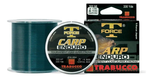 Linha Monofilamento Trabucco Carp Enduro 0,35mm 35lbs 300m