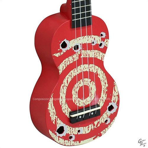 Ukelele Soprano Diseño Mahalo + Funda + Pua + Envio Gratis