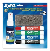 Comprar Set Expo Para Pizarrón Blanco Marcadores, Líquido Y Borrador