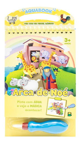 Aquabook: Arca de Noé, de Todolivro. Editorial Brasileitura, tapa mole, edición 1 en português, 2023