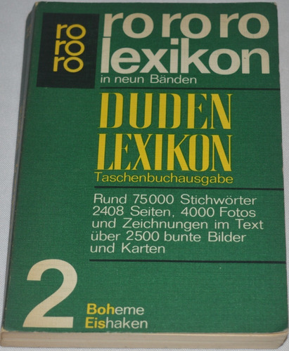 Lexicon In Neun Bäden- Duden Lexicon (alemán)  A08