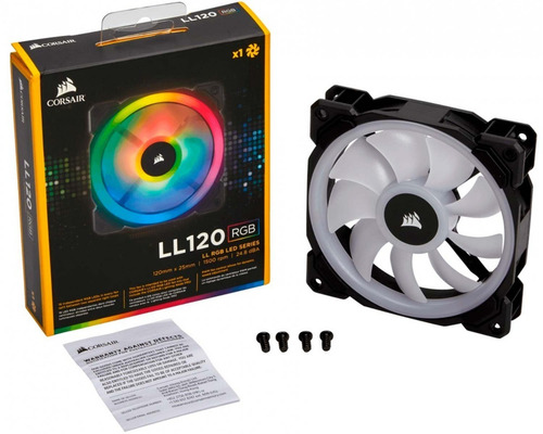 Ventilador Pc Rgb Corsair 120 Mm Gamer Alto Rendimiento Gabinete Atx 