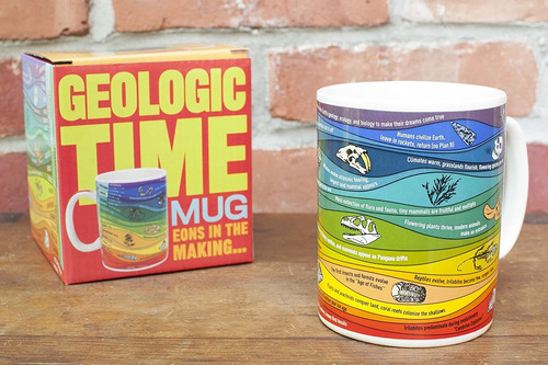 Geologic Time - Taza De Referencia Colorida De 26 Eones Geol
