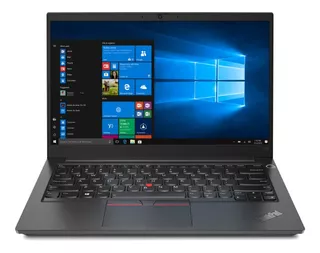 Laptop Lenovo ThinkPad E14 Gen 2 black 14", Intel Core i7 1165G7 16GB de RAM 512GB SSD, Intel Iris Xe Graphics G7 96EUs 1920x1080px Windows 10 Pro