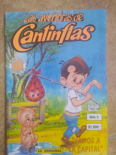 Las Aventuras De Cantinflas No.2 Comic Vid Año-1991