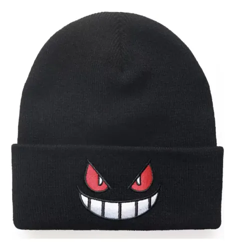 Gorro Cálido Elástico De Gengar Pokemon Bordado Unisex | Meses sin interés