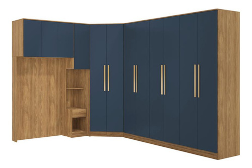 Quarto Modular Kappesberg Adapt Azul 6 Pç 246cm X 341cm