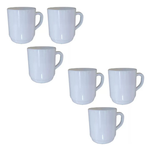 Set X 6 Tazas Mug Apilables - Arcopal 290ml