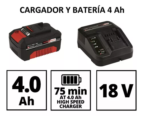 Pulidora Inalámbrica Einhell + Cargador + Batería 4ah