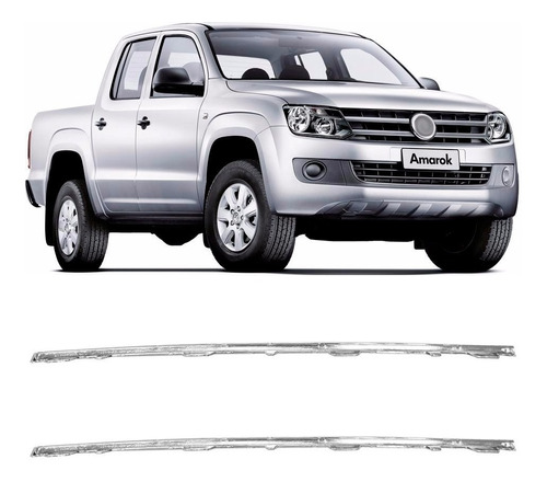 Par Friso Grade Amarok 2010 11 12 13  2014 Superior Cromado