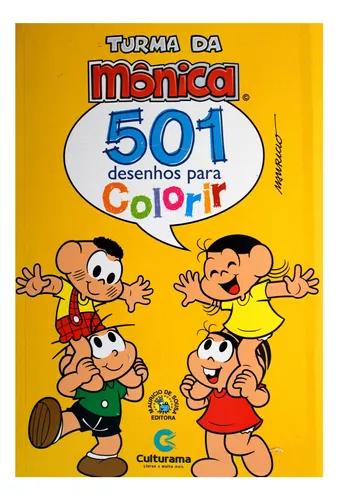 501 Desenhos para Colorir Turma da Mônica