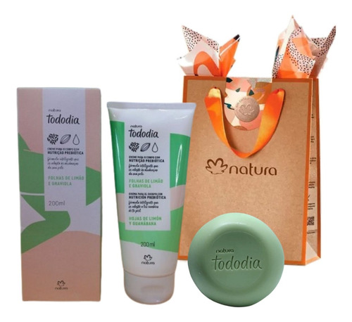 Kit Crema Todo Día Hojas De Limon Y Guanabana Natura Regalo